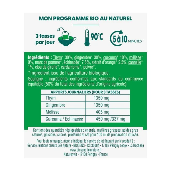 Infusion immunité résistance