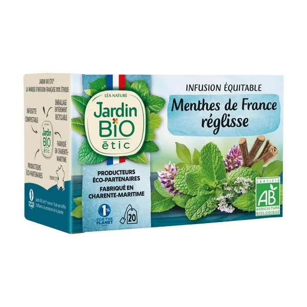 Infusion Menthes de France Réglisse