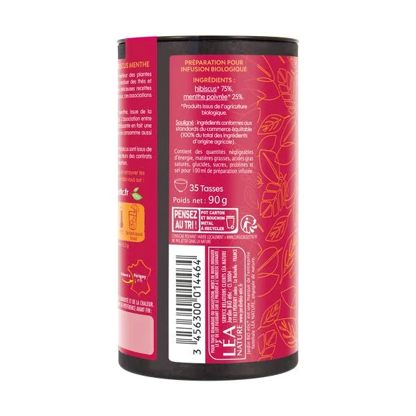 Infusion Vrac Hibiscus Menthe - bio