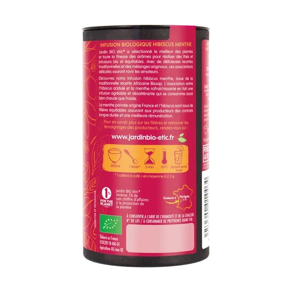 Infusion Vrac Hibiscus Menthe - bio