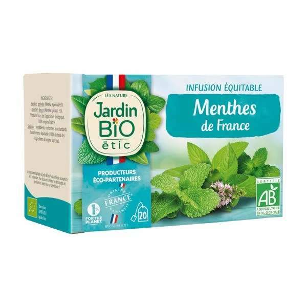 Infusion équitable Menthes de France - bio