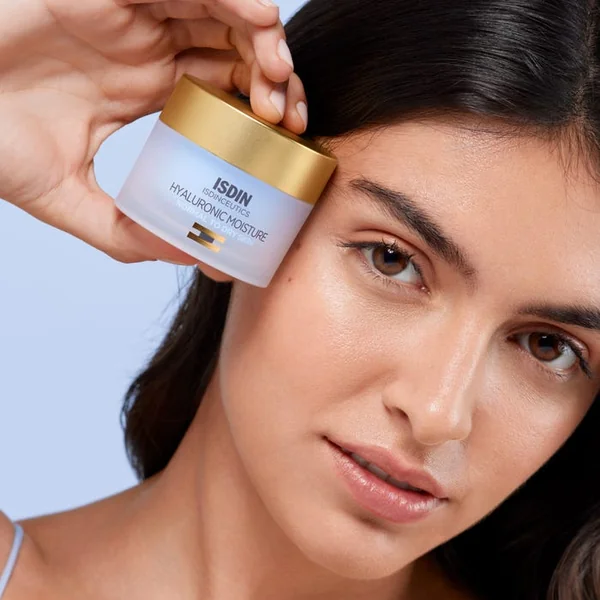 ISDINCEUTICS - Hyaluronic Moisture Crème Hydratante Légère - Visage - Peaux Normales à Sèches, 50ml