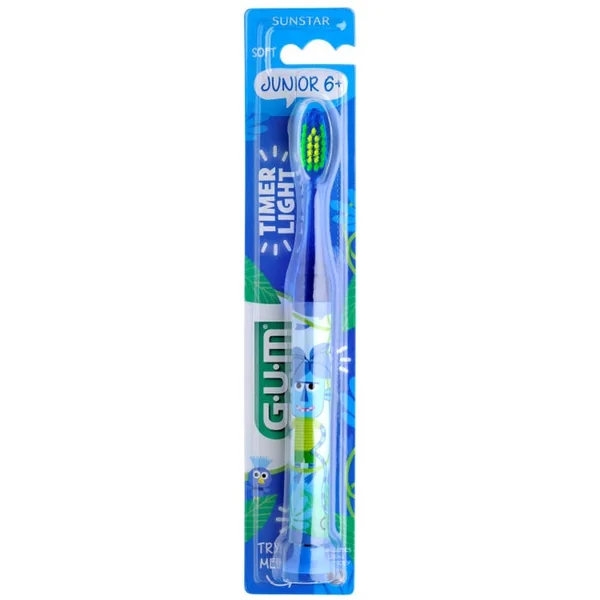 JUNIOR - TIMER LIGHT 903 - Brosse à Dents Lumineuse Suple +7 ans