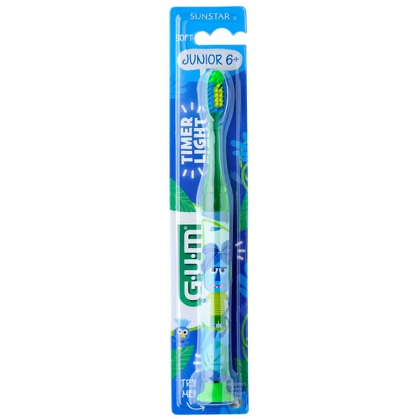 JUNIOR - TIMER LIGHT 903 - Brosse à Dents Lumineuse Suple +7 ans