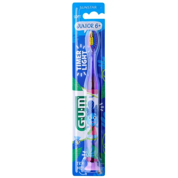 JUNIOR - TIMER LIGHT 903 - Brosse à Dents Lumineuse Suple +7 ans