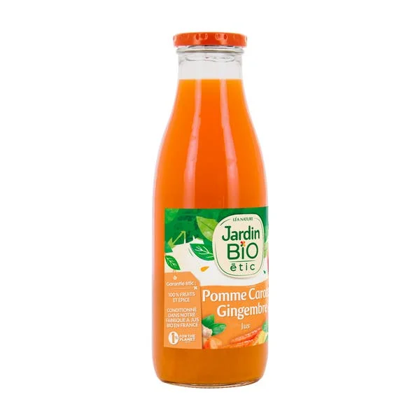 Jus Pomme Carotte Gingembre bio