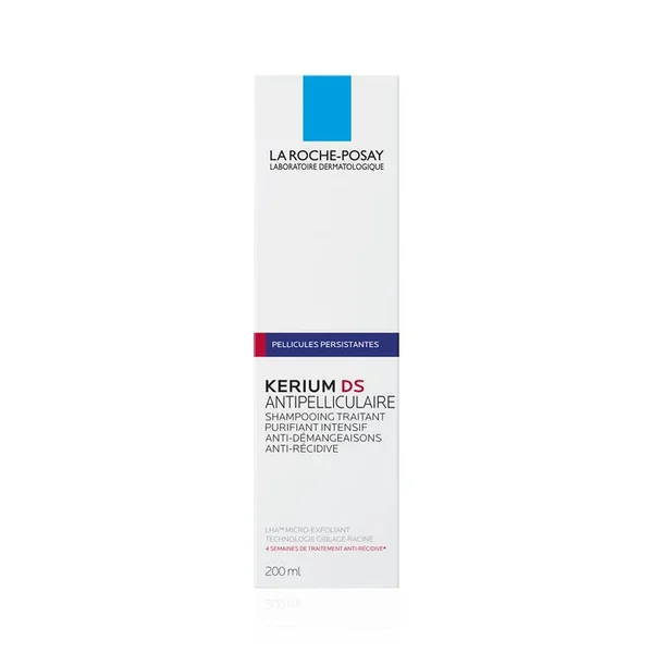 KERIUM DS - Shampoing Anti-Pelliculaire Traitant Intensif - Pellicules persistantes, 200 ml