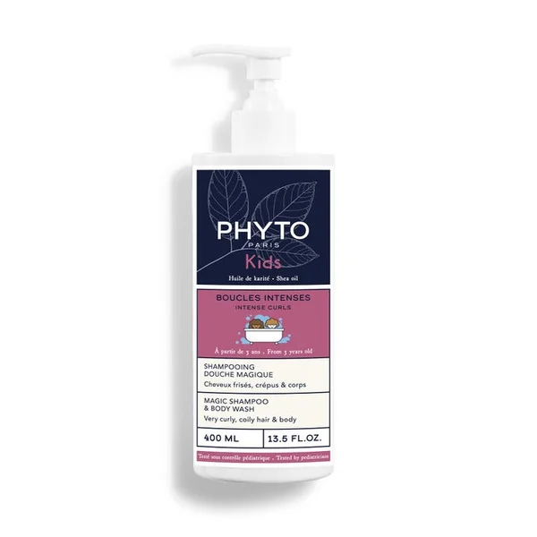 KIDS - BOUCLES INTENSES - Shampooing Douche Magique - Cheveux Frisés, Crépus et Corps, 400ml