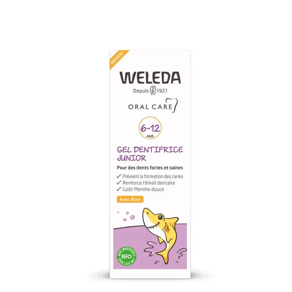 KIDS - ORAL CARE - Gel Dentifrice Junior Avec Fluor 6-12 ans Bio, 50ml