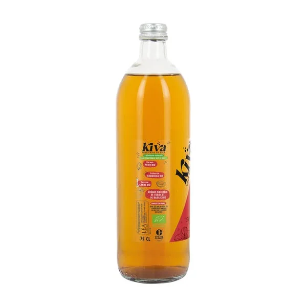 Kombucha saveur Fraise Basilic bio