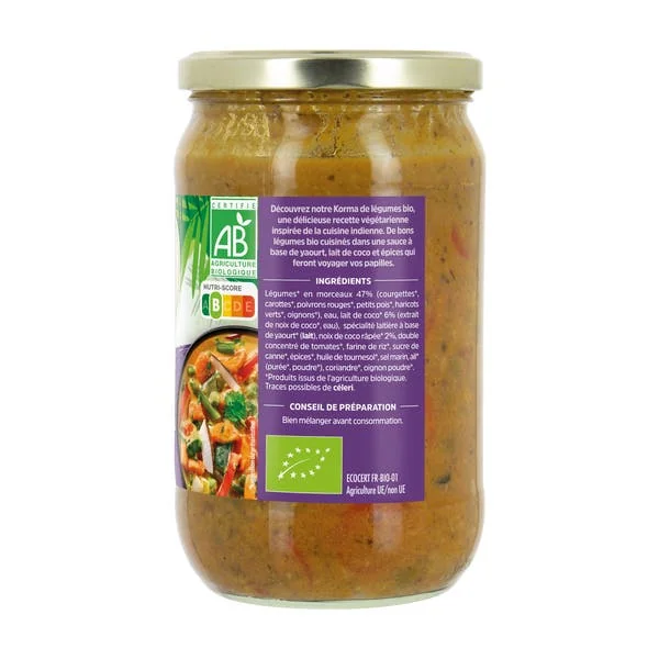Korma de légumes