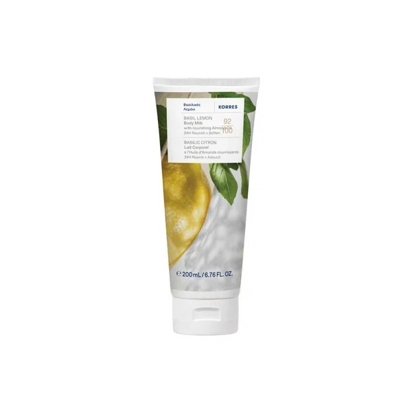 Korres Lait Corps Basilic Citron 200 ml