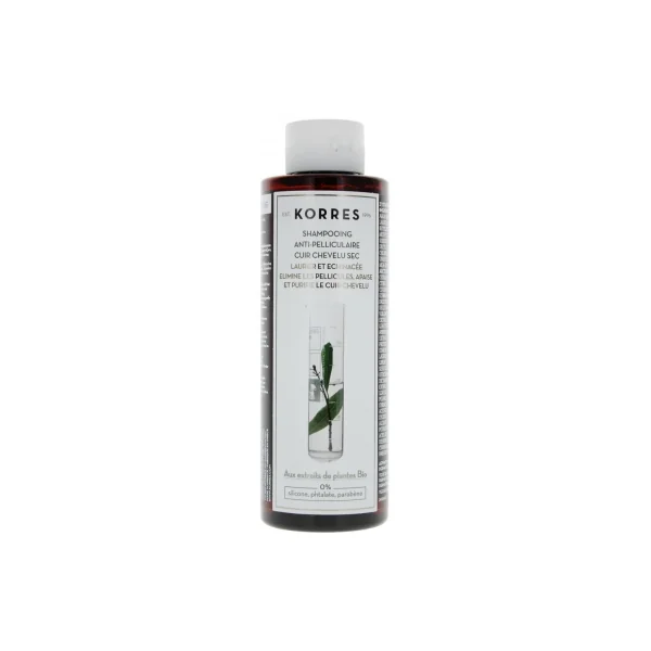 Korres Shampoing Anti-Pelliculaire Cuir Chevelu Sec 250 ml