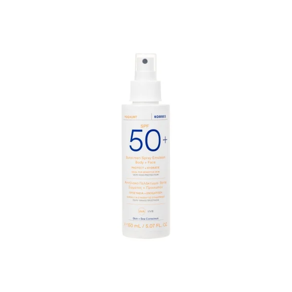 Korres Yoghurt Émulsion Solaire Corps & Visage SPF50+ 150 ml