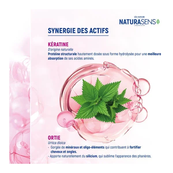 Kératine cheveux et ongles 300mg