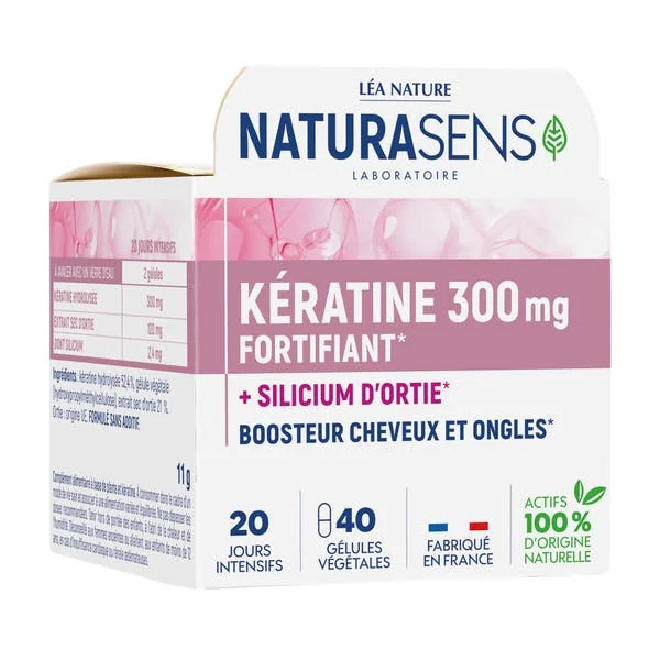 Kératine cheveux et ongles 300mg