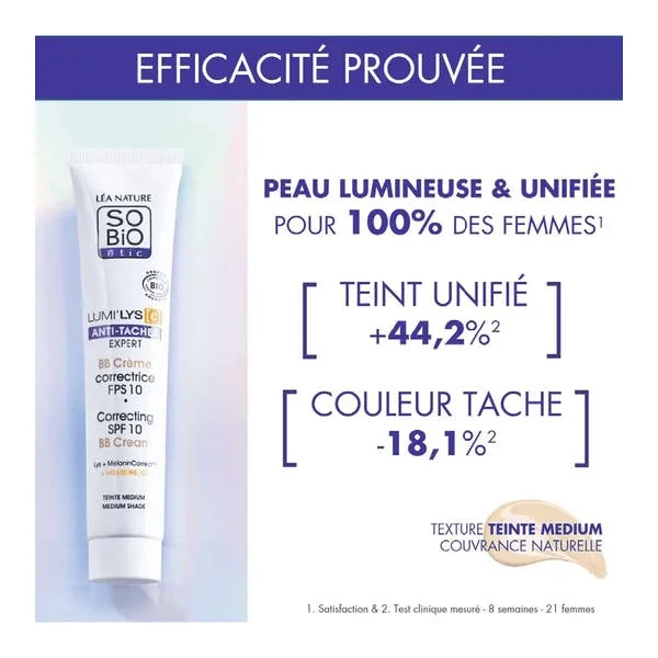 La routine jour anti-taches - Option teintée
