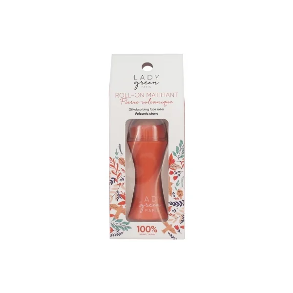Lady Green Roll-On Matifiant en Pierre Volcanique