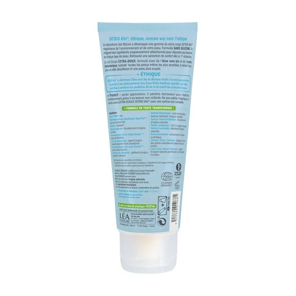 Lait Corps Extra-Doux Aloe Vera Bio
