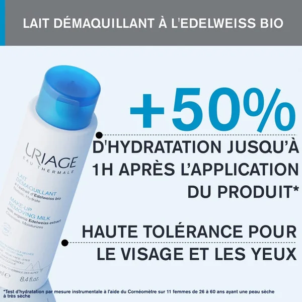 Lait Démaquillant - Visage et Yeux - Peaux Normales à Sèches, 250ml