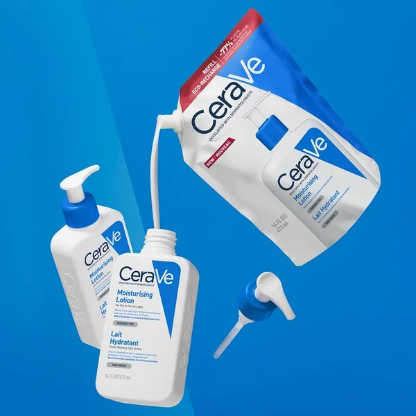 Lait Hydratant Eco-Recharge - Visage & Corps - Peaux Sèches à Très Sèches, 473ml