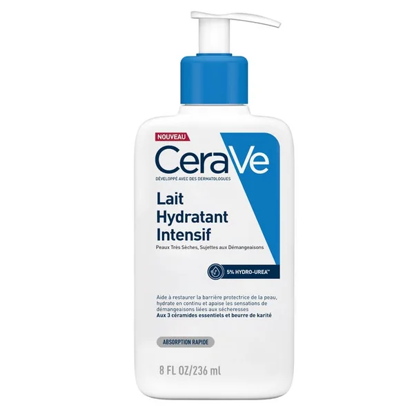 Lait Hydratant Intensif Visage et Corps Pour les Peaux Très Sèches à Démangeaisons, 236ml