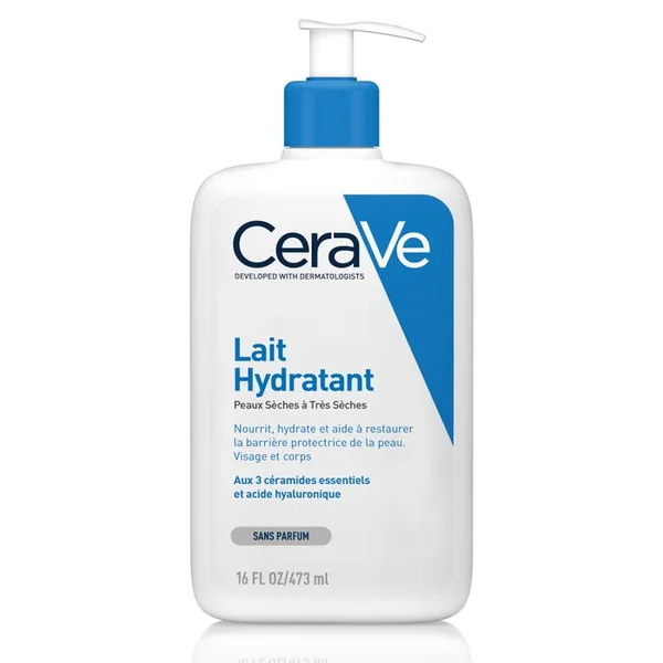 Lait Hydratant Visage et Corps Pour les Peaux Sèches à Très Sèches, 473ml