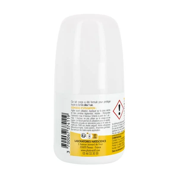 Lait répulsif corps Moustiques