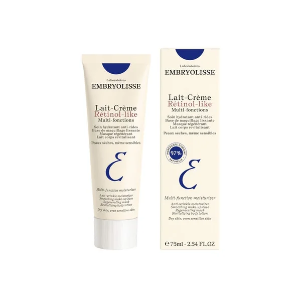 Lait-Crème Rétinol-Like Multifonctions - Visage et Corps - Peaux Sèches et Sensibles, 75ml