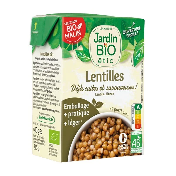 Lentilles en brique