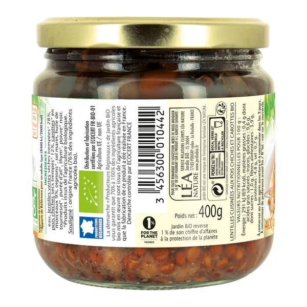 Lentilles Pois Chiches Carottes* - bio