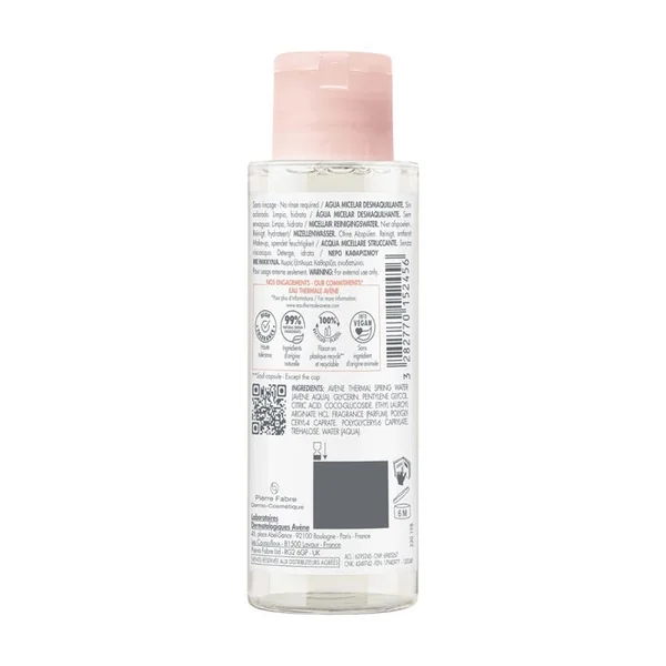 LES ESSENTIELS - Eau Micellaire Démaquillante - Visage et Yeux - Peaux Sensibles, 100ml