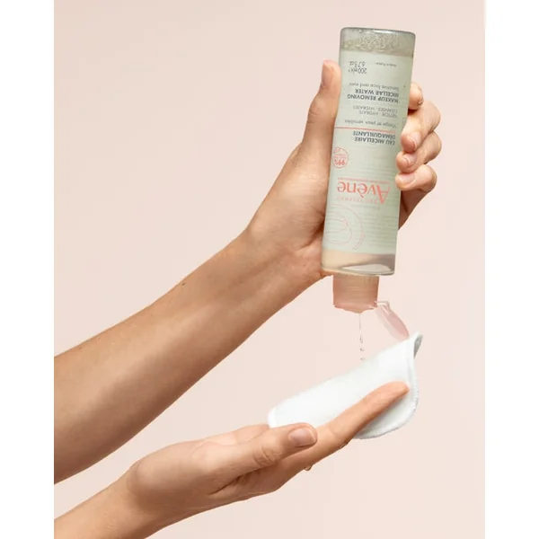 LES ESSENTIELS - Eau Micellaire Démaquillante - Visage et Yeux - Peaux Sensibles, 400ml