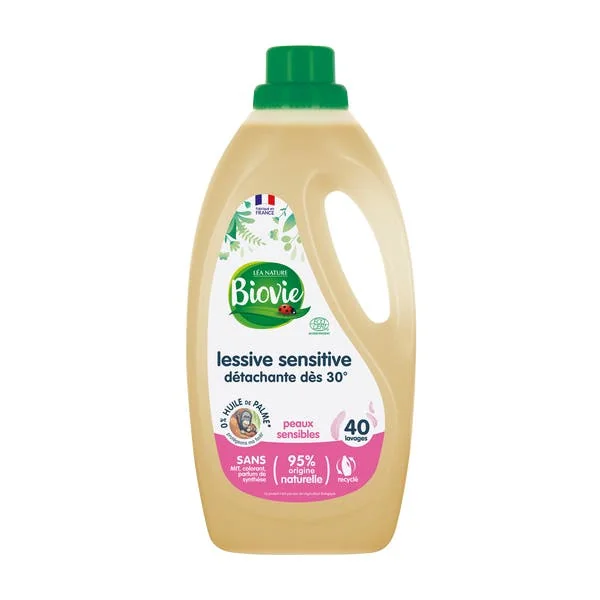 Lessive engagée 0% huile de palme 2 litres