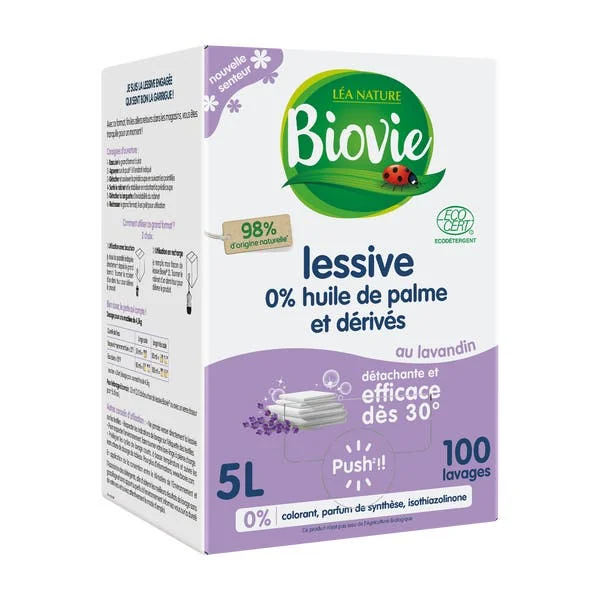Lessive engagée Lavandin - 100 lavages - Grand Format