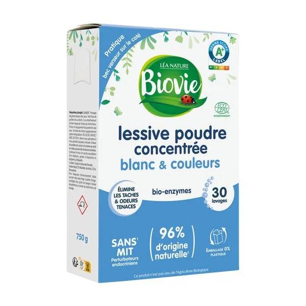 Lessive poudre concentrée blanc & couleur
