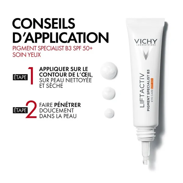 LIFTACTIV PIGMENT SPECIALIST B3 - SPF50+ Soin Yeux Anti-taches, 15ml