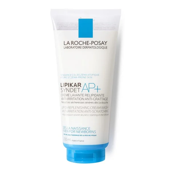 LIPIKAR SYNDET AP+ - Crème Lavante Relipidante Peaux Tendance Eczema Atopique, 200ml