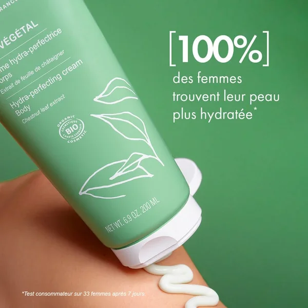 L'OR VEGETAL - Crème Hydra-Perfectrice Bio - Corps - Peaux Sèches, 200ml