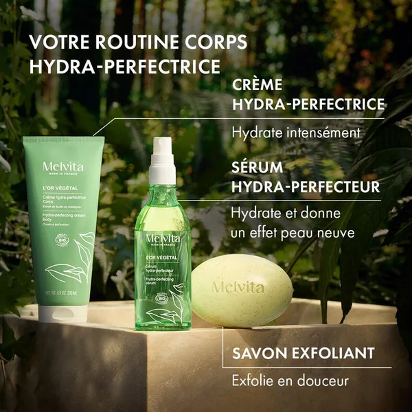 L'OR VEGETAL - Savon Exfoliant Lissant Bio - Corps - Tous Types de Peaux, 125g
