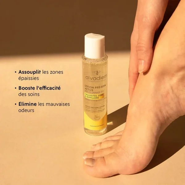 Lotion Pré-Soin Active au Miel de Lavande Bio - Callosités, Cors et Durillons, 100ml