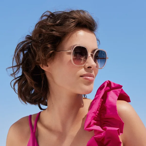 Lunettes de soleil Glow - Doré rose
