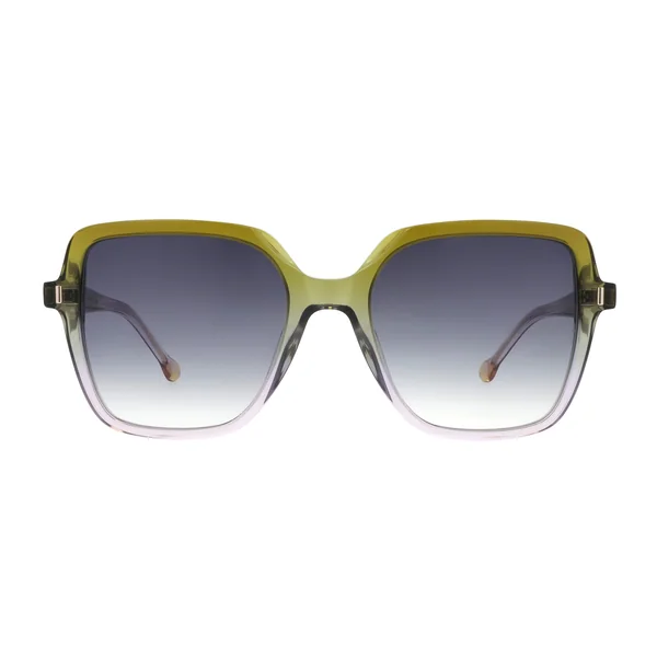 Lunettes de soleil Soyeuse - Dégradé Kaki Gris Violet