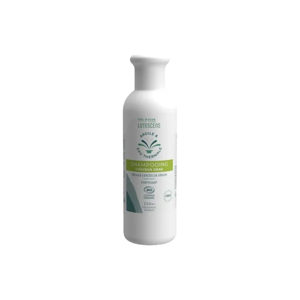 Lutescens Argile & Eau Thermale Shampooing Cheveux Gras Bio 250 ml