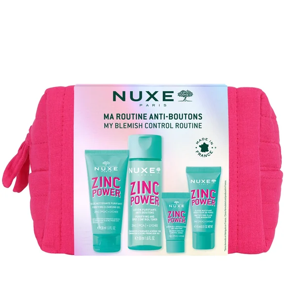 Ma routine de voyage anti-boutons, Zinc Power - collection 2025
