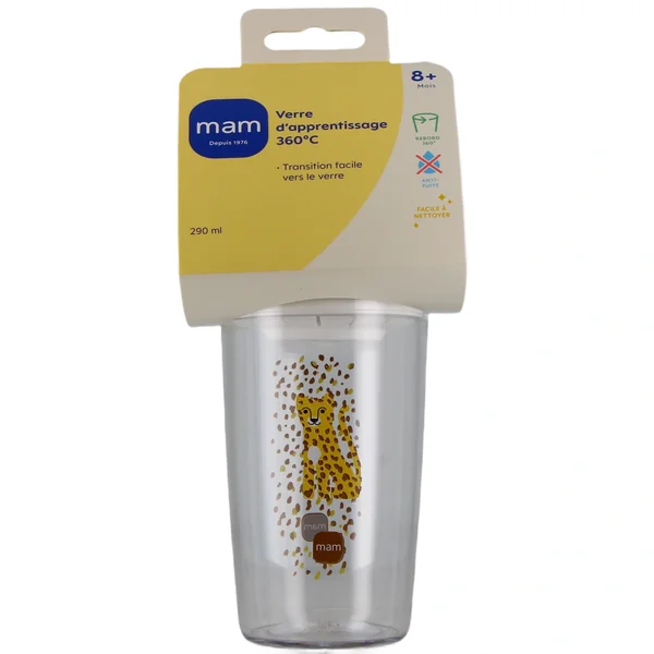 MAM verre d'apprentissage