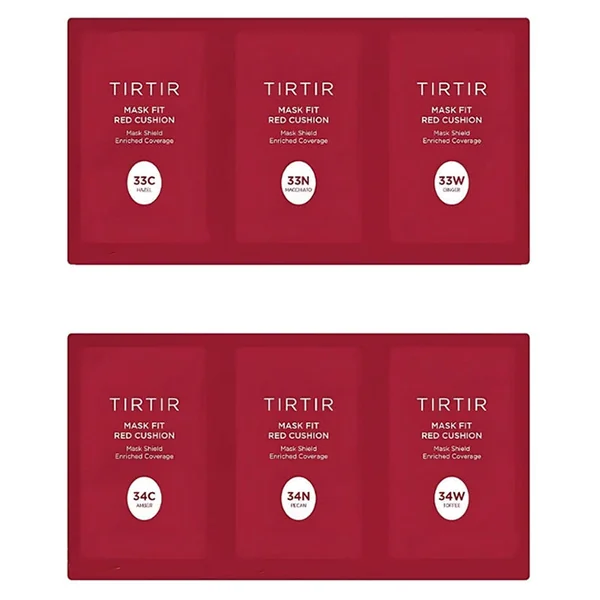 Mask Fit Red Cushion 6 Shade Trial Kit