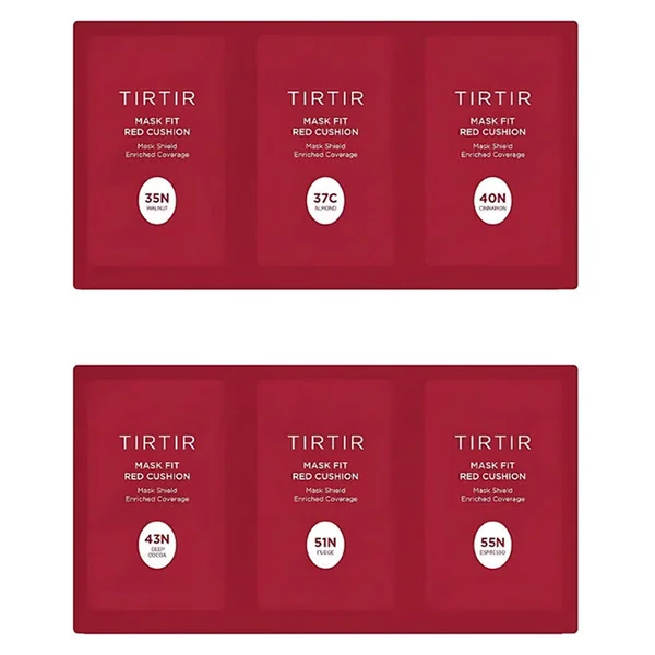 Mask Fit Red Cushion 6 Shade Trial Kit