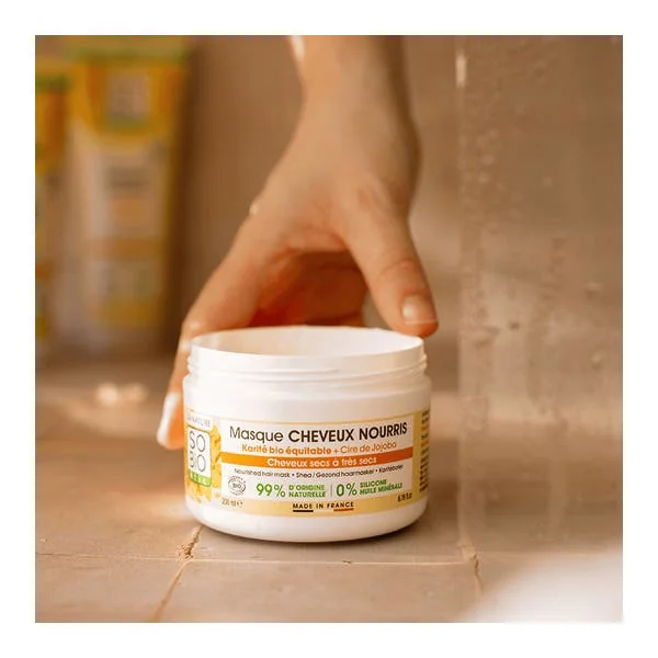 Masque cheveux nourris Karité