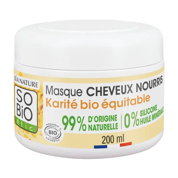 Masque cheveux nourris Karité